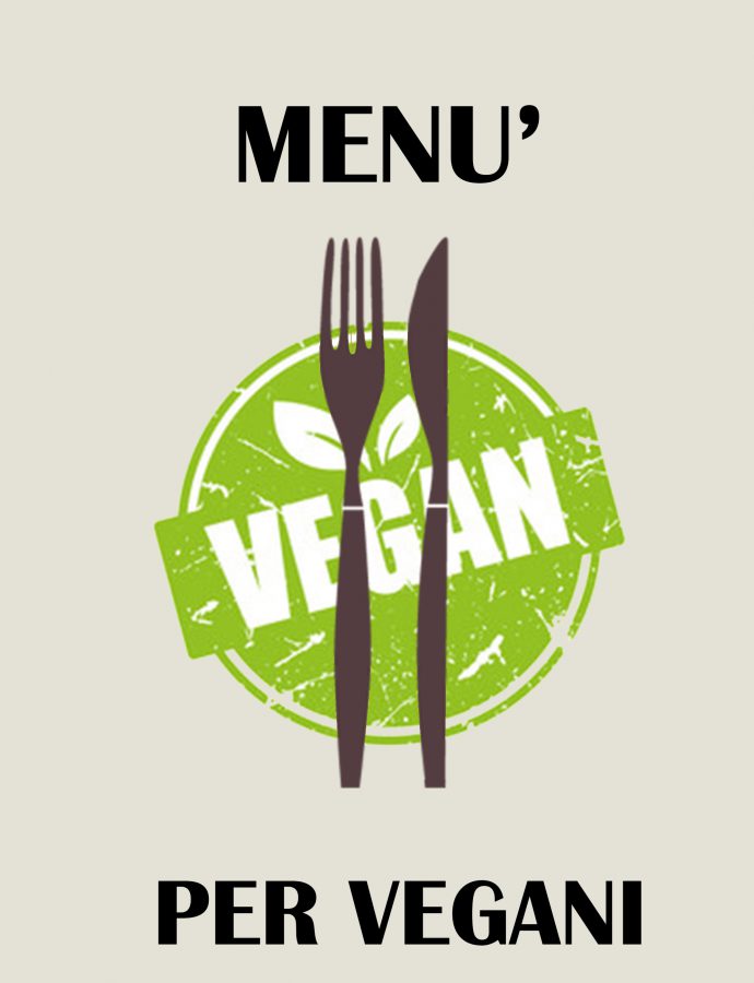 MENU’ VEGANO